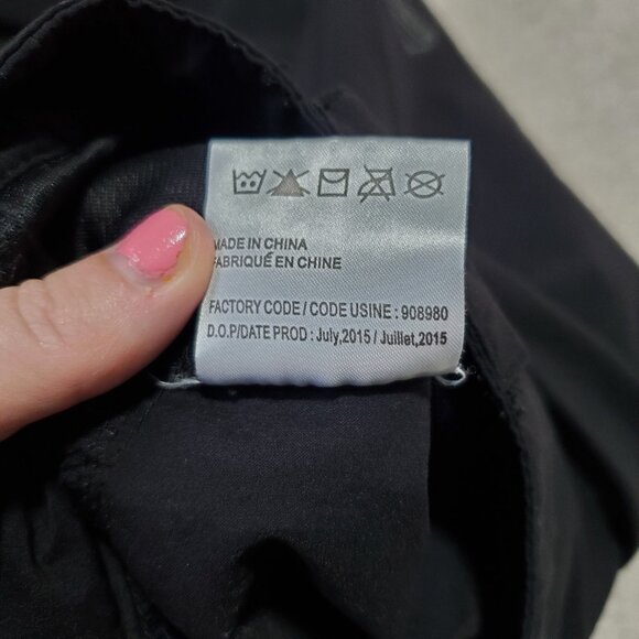 MCKINLEY Grindavik Nylon Stretch 32.5" Hiking Pants Straight Black Women Large - Picture 12 of 16